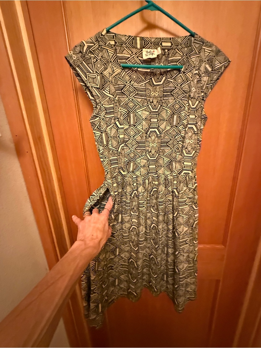 Mata Traders Organic Cotton Dress With Pockets - Picture 2 of 3
